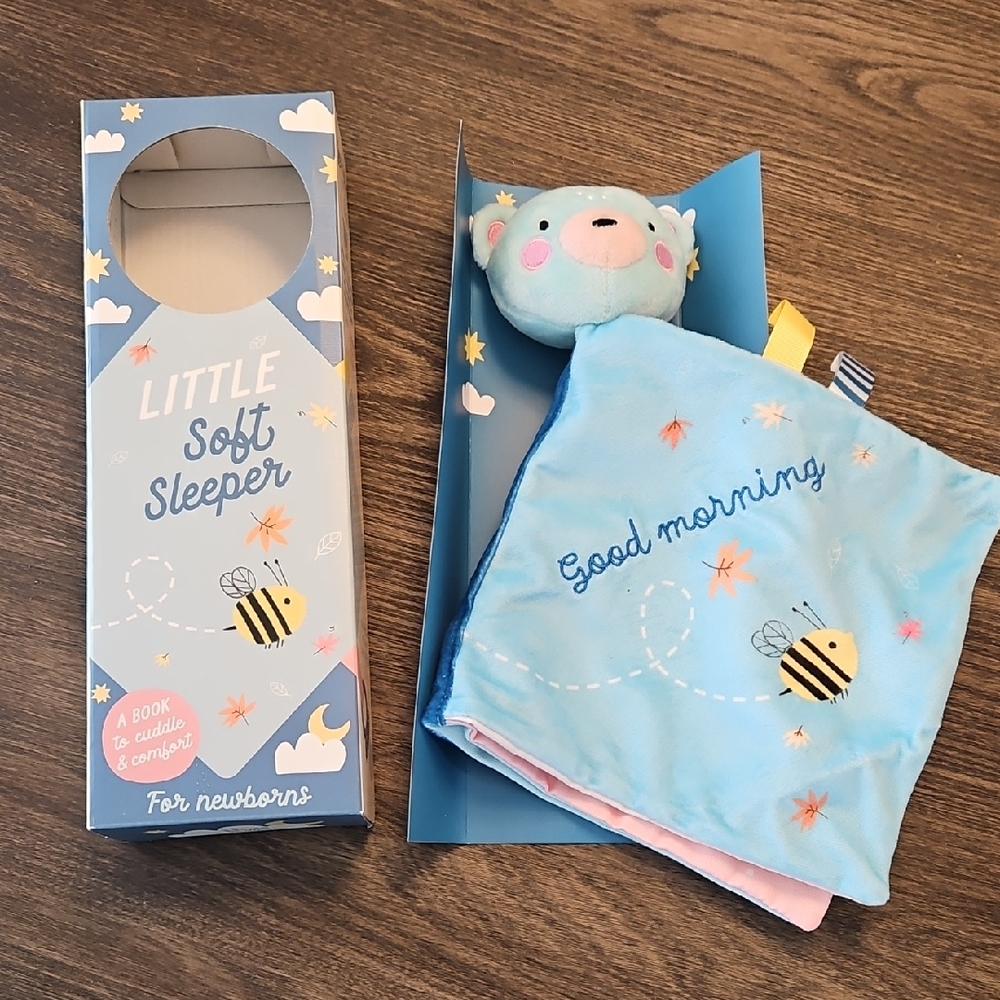 Baby Comfort Toy - Bear With Cloth Book